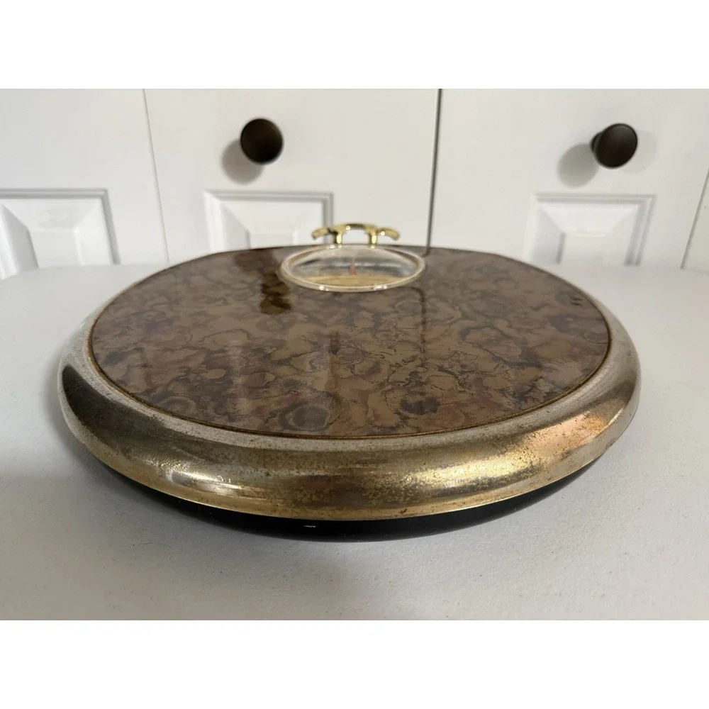 Vintage Hanson Bathroom Floor Scale Royal Copper‎ Marble Design Heavy Duty Steel